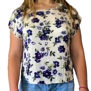 Floral PacSun Short Sleeve Top